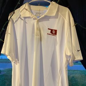 Mens Large OU basketball polo